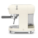 Smeg 50's Style Espresso Manual Coffee Machine Cream ECF02CREU