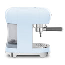 Smeg 50's Style Espresso Manual Coffee Machine Pastel Blue ECF02BLEU