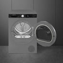 Smeg 9kg Dark Inox Free Standing Tumble Dryer - D3T9XSA