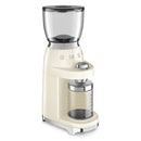 Smeg 150W Retro Coffee Grinder Cream CGF01CR
