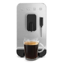 Smeg Bean-to-Cup Automatic Espresso Coffee Machine with Steam Wand Matt Black BCC12BLMEU