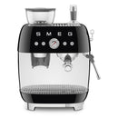 Smeg 50's Style Espresso Manual Coffee Machine Black EGF03BLEU
