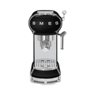 Smeg 50's Style Espresso Manual Coffee Machine Black ECF01BLSA