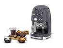 Smeg Retro Drip Filter Coffee Machine Gray DCF02GRSA