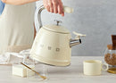 Smeg Whistling Kettle, 2.3 Litre Cream CKLW2001CR