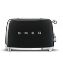 Smeg Retro 2000W 4 Slice Toaster Black TSF03BLSA