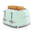 Smeg Retro 2000W 4 Slice Toaster Pastel Green TSF03PGSA