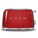 Smeg Retro 950W 2 Slice Toaster Red TSF01RDSA
